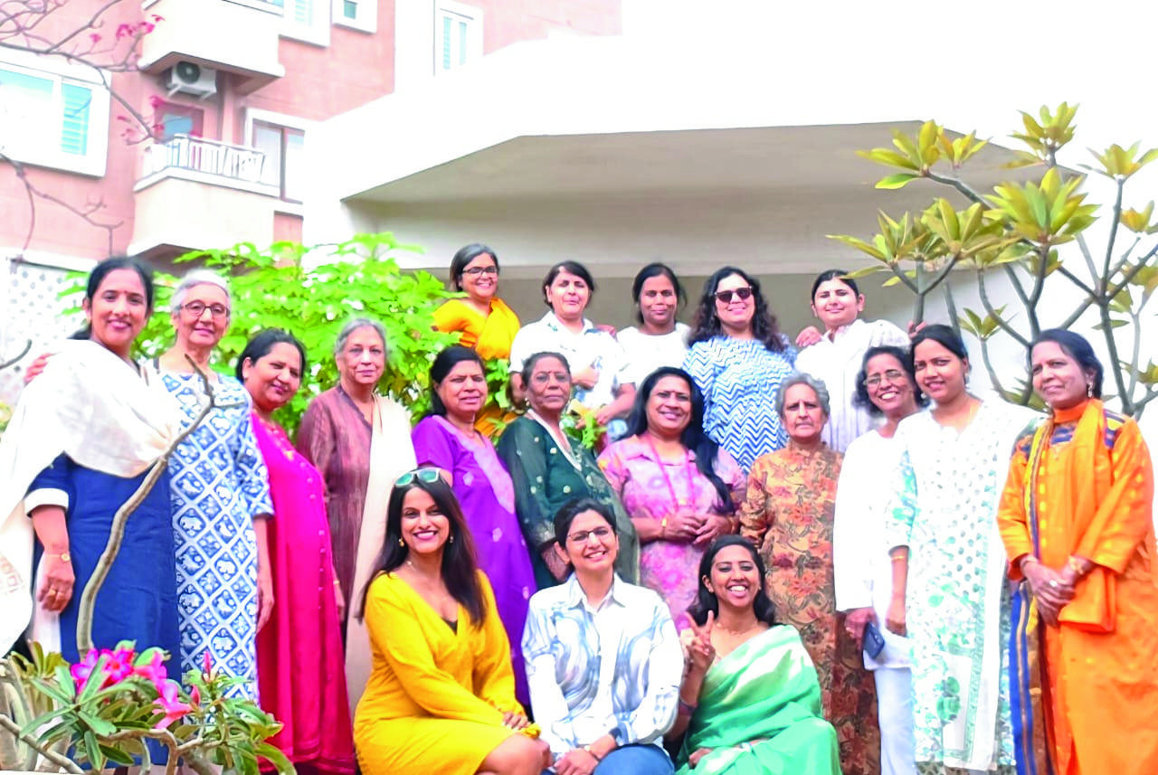 Women from the WeCAN community gathered together