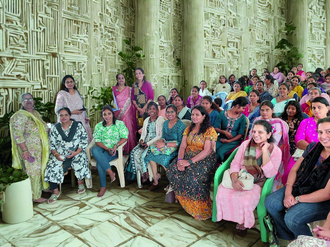 Women participating in a WeCAN community gathering